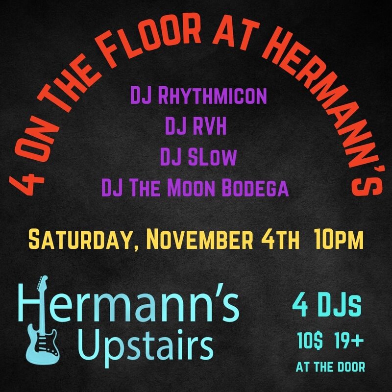 4 ON THE FLOOR - Jun 4th @ Hermann's Upstairs