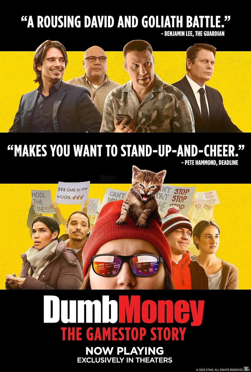 Film Screening: Dumb Money @ Cinecenta Dec 1 2023 - Jun 18th @ Cinecenta