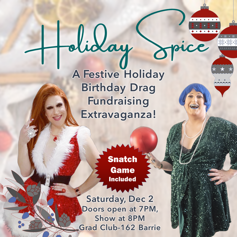Holiday Spice: Tyffanie Morgan, Rowena Whey @ The Grad Club Dec 2 2023 - May 6th @ The Grad Club