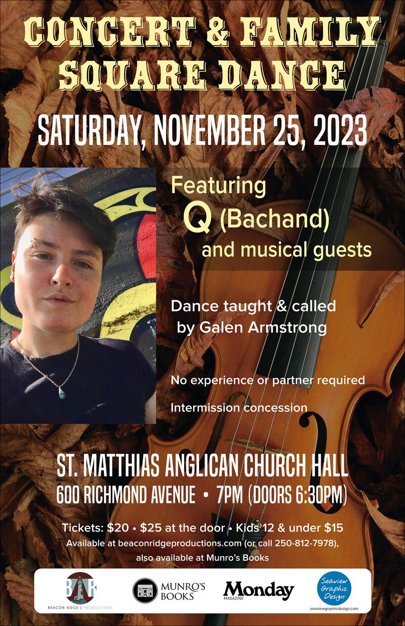 Folk Songs, Fiddle Tunes & All-Ages Square Dance - May 8th @ St Matthias Church
