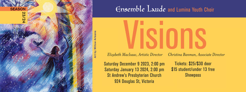 Ensemble Laude presents Visions - May 22nd @ St. Andrews Presbyterian Church