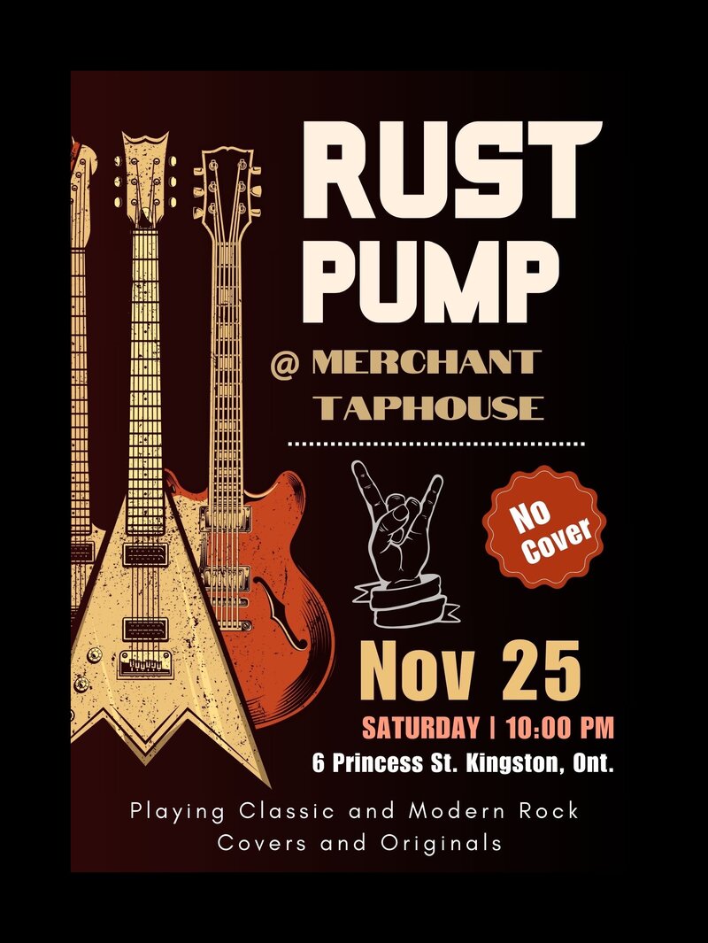 RustPump @ The Merchant Tap House Nov 25 2023 - May 6th @ The Merchant Tap House