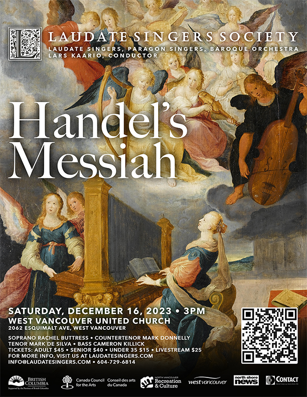 Handel's Messiah - May 10th @ West Vancouver United Church