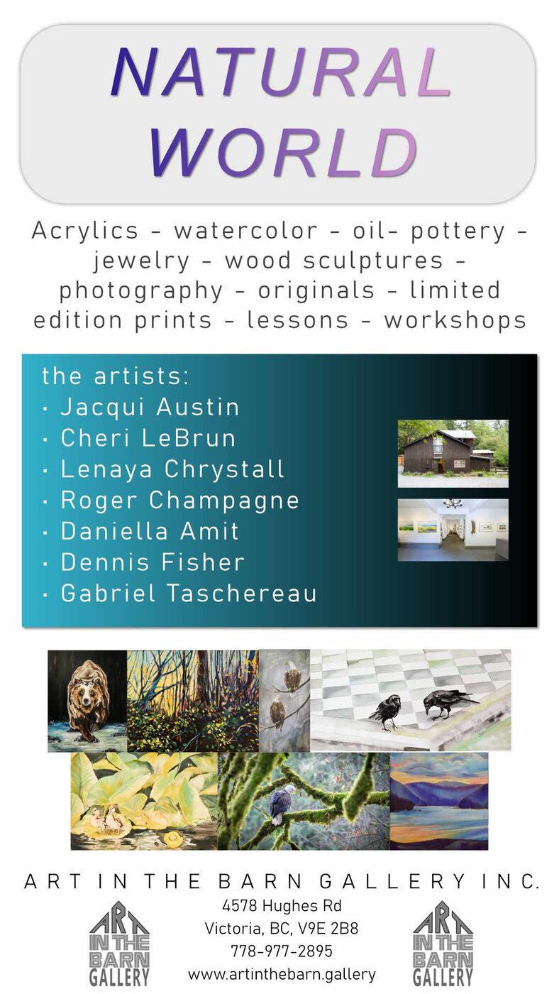 NATURAL WORLD ART SHOW - May 7th @ Art In The Barn Gallery