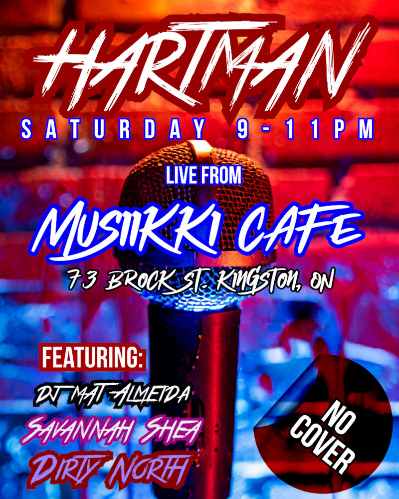 Hartman, Mat Almeida, Savannah Shea, Dirty North @ Musiikki Caf&eacute; & Whiskey Bar Nov 25 2023 - May 6th @ Musiikki Caf&eacute; & Whiskey Bar