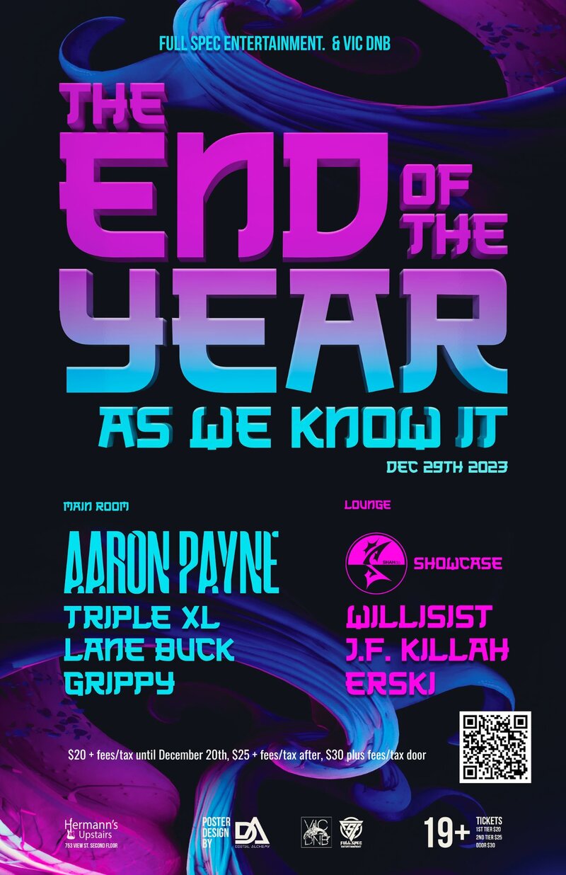 The End of the Year As We Know It - Jun 7th @ Hermann's Upstairs