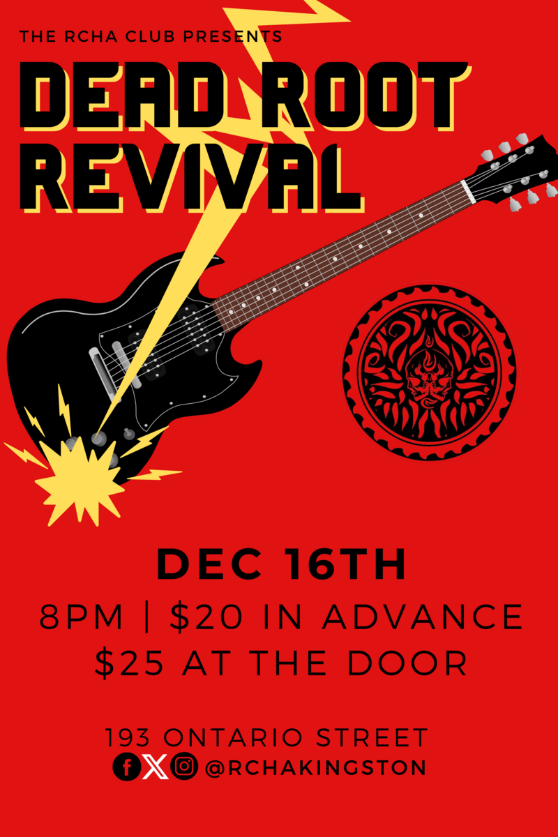 Dead Root Revival - May 7th @ The Club at the R.C.H.A.