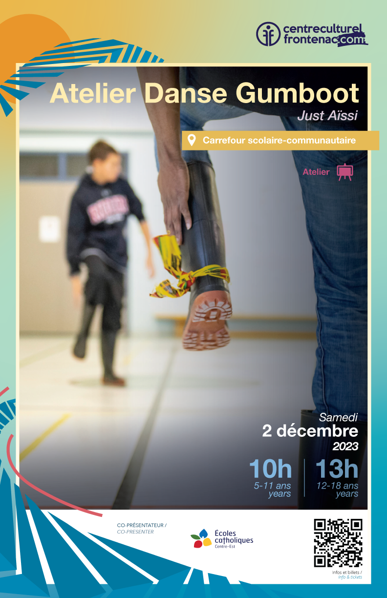 Gumboot Dance Workshop (Atelier) @ Carrefour scolaire-communautaire - Dec 02, 2023