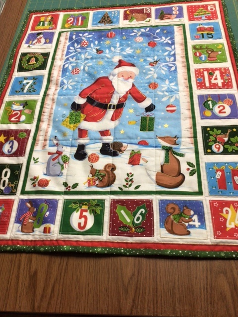 Santa Advent Calendar by 
Della Cronkrite