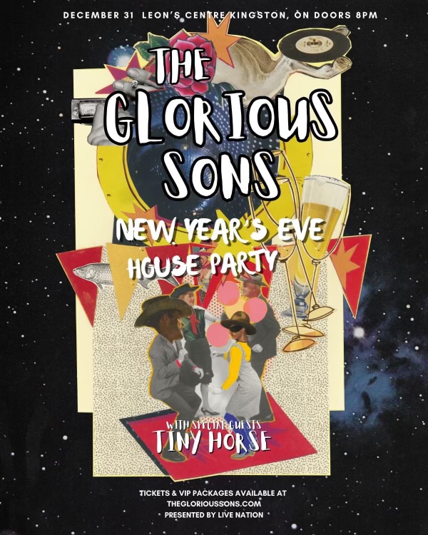 The Glorious Sons, Tiny Horse, Boston Levi @ Slush Puppie Place - Dec 31, 2023