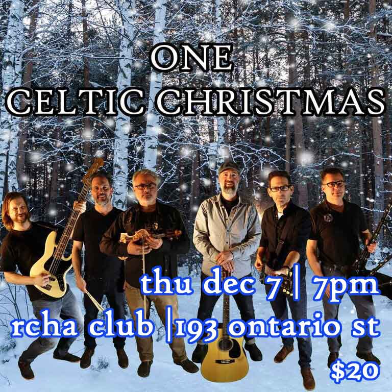 "One Celtic Christmas" CD Release Party: The Celtic Kitchen Party @ The Club at the R.C.H.A. Dec 7 2023 - May 6th @ The Club at the R.C.H.A.