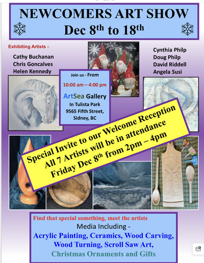 Newcomers Art Show - Jun 8th @ ArtSea Gallery