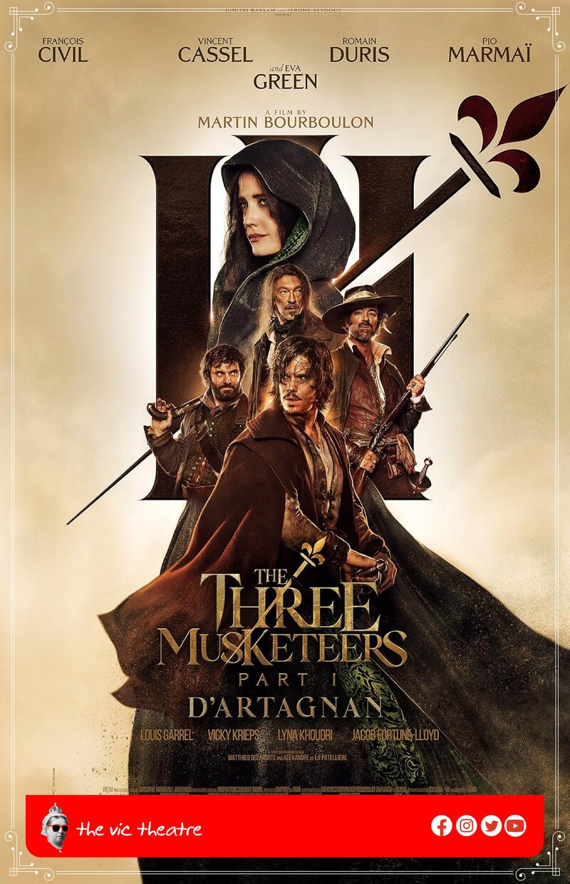 The Three Musketeers Part I: D'Artagnan - Jun 20th @ Victoria Film Festival