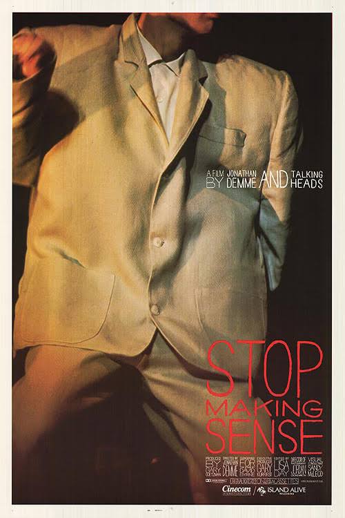 Film Screening: Stop Making Sense: 4K Re-Release @ Cinecenta Jan 10 2024 - Jun 12th @ Cinecenta