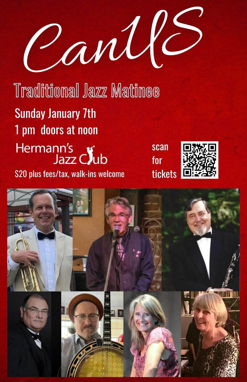 CanUS  Traditional Jazz Matinee - May 7th @ Hermann's Jazz Club