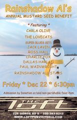 Rainshadow Al's 21st Mustard Seed Food Bank Benefit - May 8th @ The Loft (Victoria)