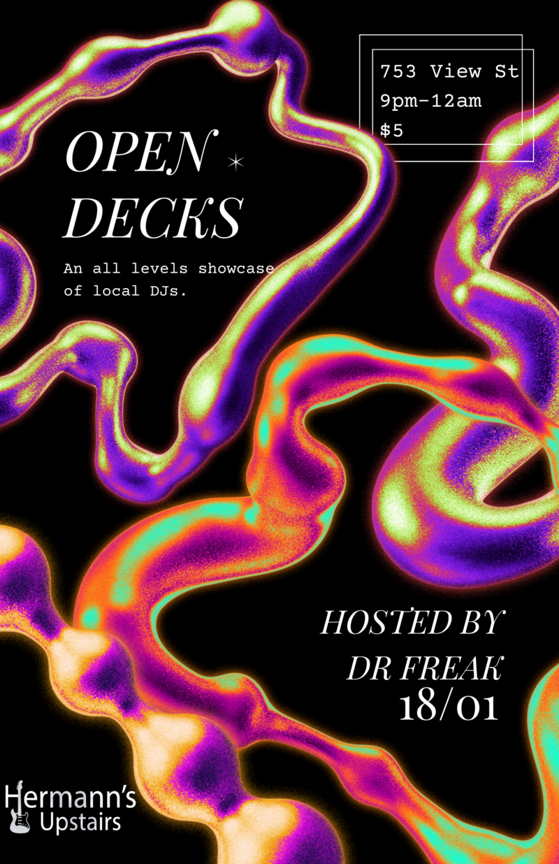 Open Decks - Jun 9th @ Hermann's Upstairs