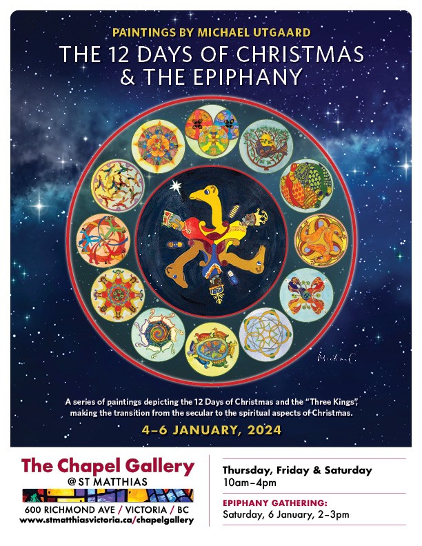 The 12 Days of Christmas & The Epiphany: Paintings of Michael Utgaard - May 7th @ The Chapel Gallery