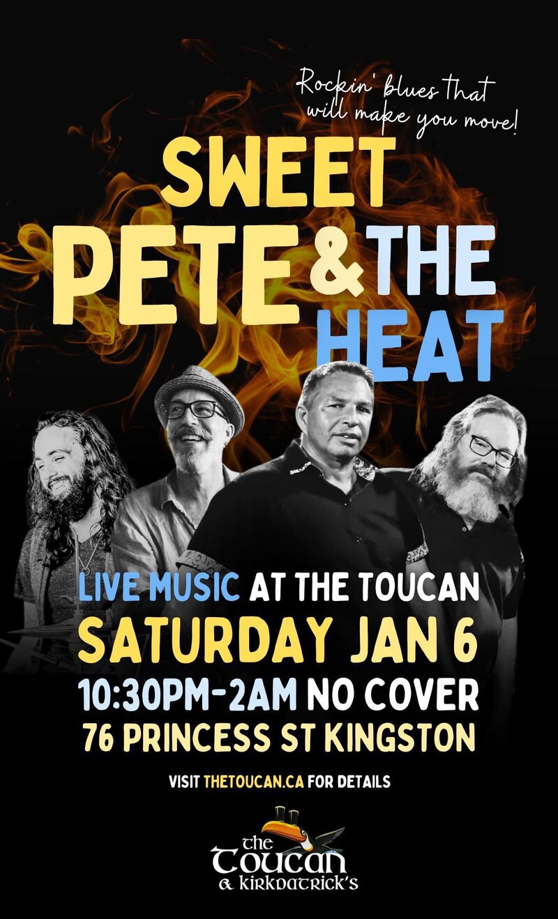 Sweet Pete & The Heat - May 8th @ The Toucan