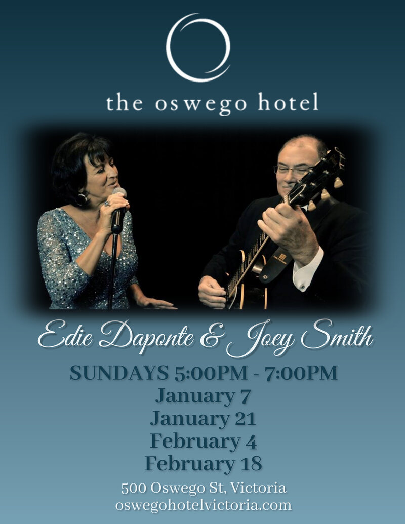 Edie Daponte & Joey Smith - Apr 30th @ Aegir Room at Oswego Hotel