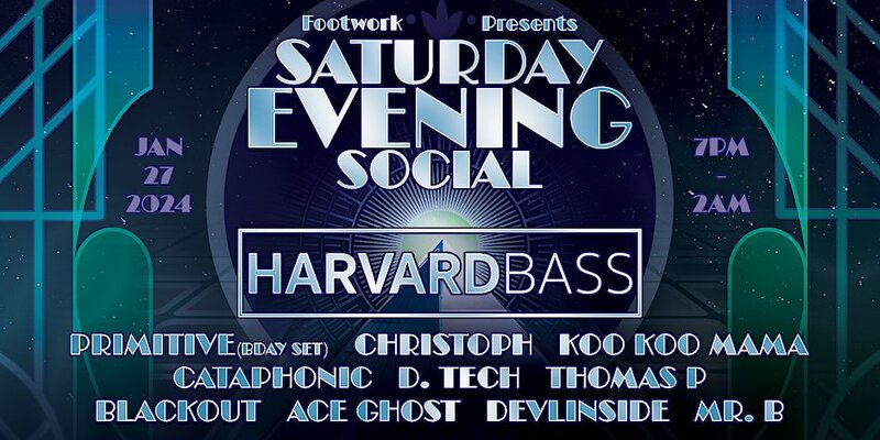 Saturday EVENING Social w Harvard Bass - Jun 5th @ Hermann's Upstairs