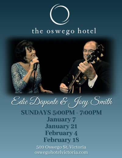Edie Daponte & Joey Smith - May 7th @ Aegir Room at Oswego Hotel