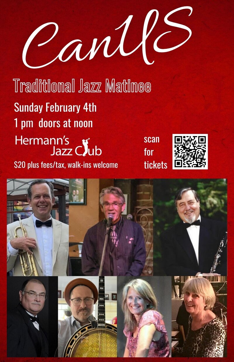 CanUS  Traditional Jazz Matinee - May 7th @ Hermann's Jazz Club