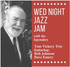 Hermann's Jazz Jam: Tom Vickery Trio @ Hermann's Jazz Club Dec 4 2019 - Jun 4th @ Hermann's Jazz Club