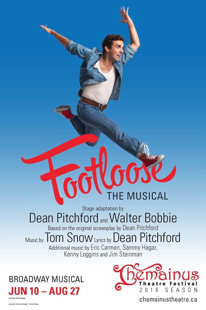 Footloose The Musical @ Chemainus Theatre Festival Jul 16 2016 - Jun 3rd @ Chemainus Theatre Festival