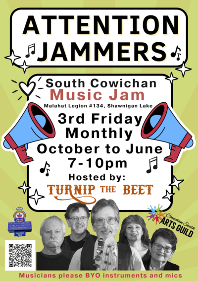 Turnip the Beet (Jam & Dance) - May 8th @ Malahat Legion