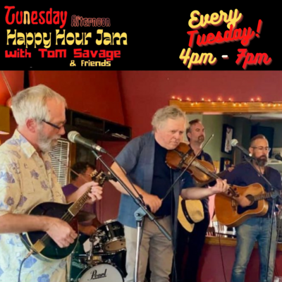 Toms TUNESday Afternoon Happy Hour Jam - May 11th @ The Club at the R.C.H.A.