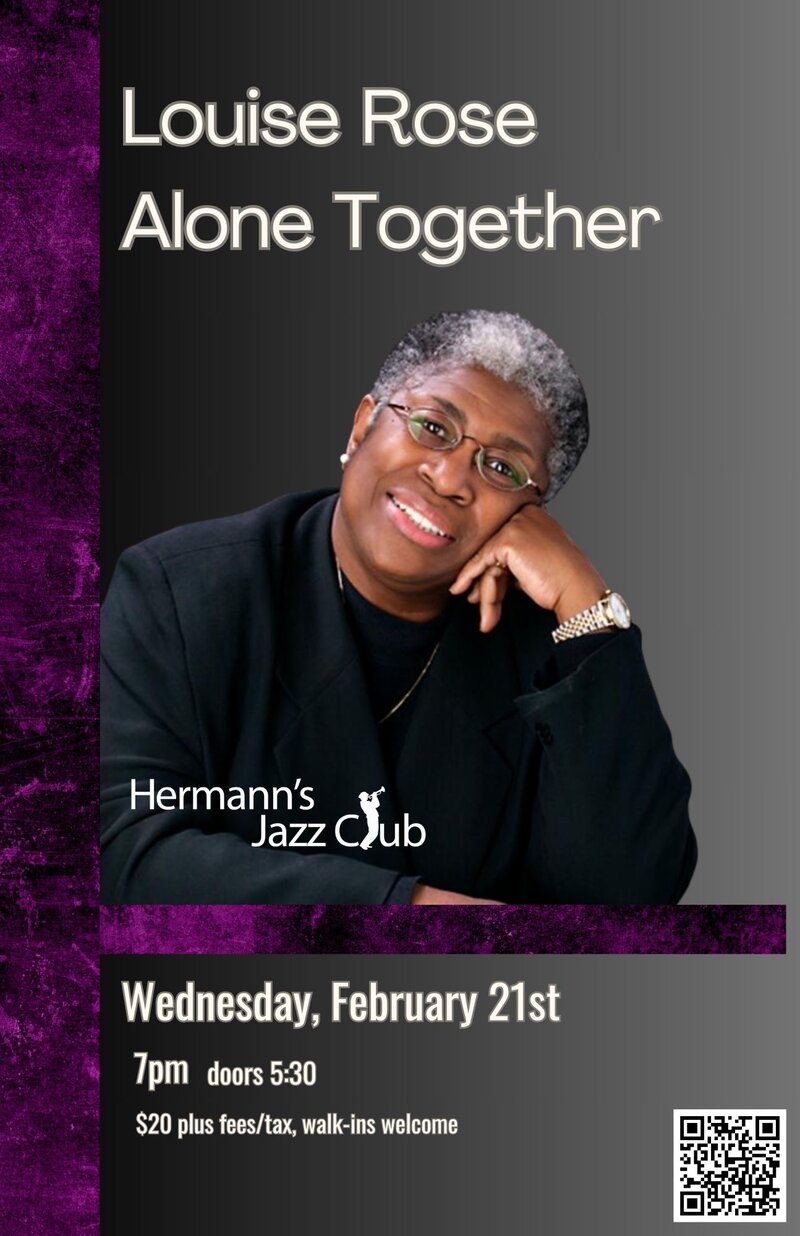 Louise Rose | Alone Together - May 7th @ Hermann's Jazz Club