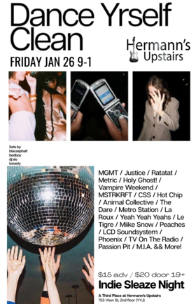 Fri. Jan 26th 2024 - Indie Sleaze Vol III - May 3rd @ Hermann's Upstairs