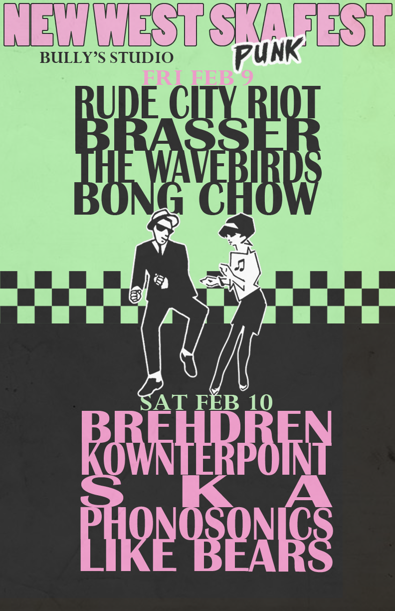 New West Ska Punk Fest! @ Bully's Studio - Feb 09, 2024