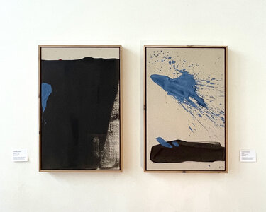 Sol I & II (blue sister, pink sister) by 
Ash Wilson