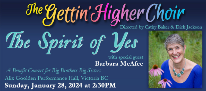 The Spirit of Yes - May 13th @ Alix Goolden Performance Hall