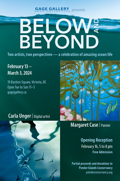 Below and Beyond Art Show: Margaret Case, Carla Unger @ Gage Gallery Arts Collective Feb 21 2024 - Jun 14th @ Gage Gallery Arts Collective