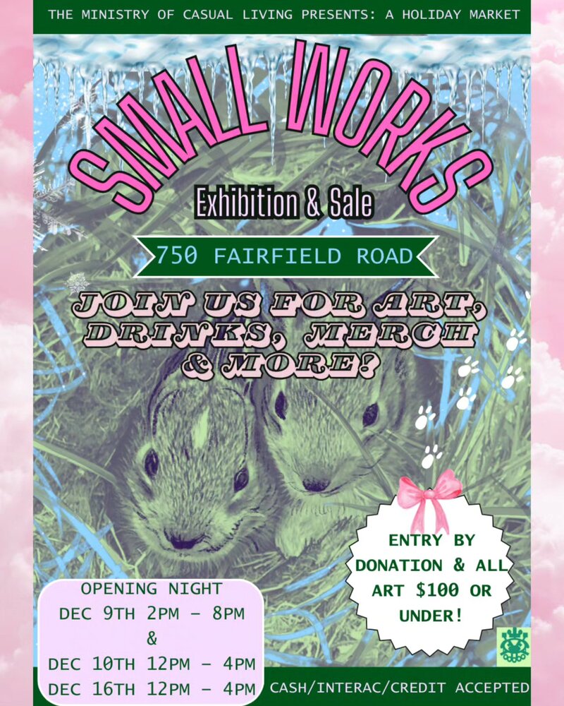 SMALL WORKS @ The Ministry of Casual Living - Dec 09, 2023