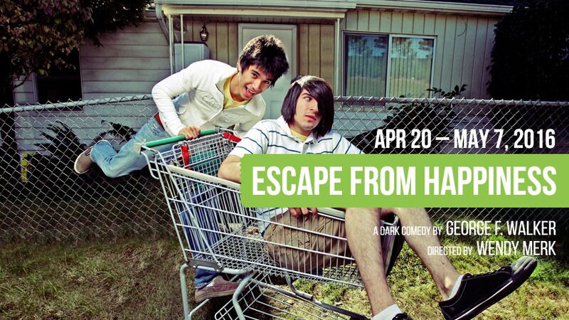 Escape From Happiness: a dark comedy by George F.. Walker, Directed by Wendy Merk @ Langham Court Theatre Apr 30 2016 - Jun 17th @ Langham Court Theatre