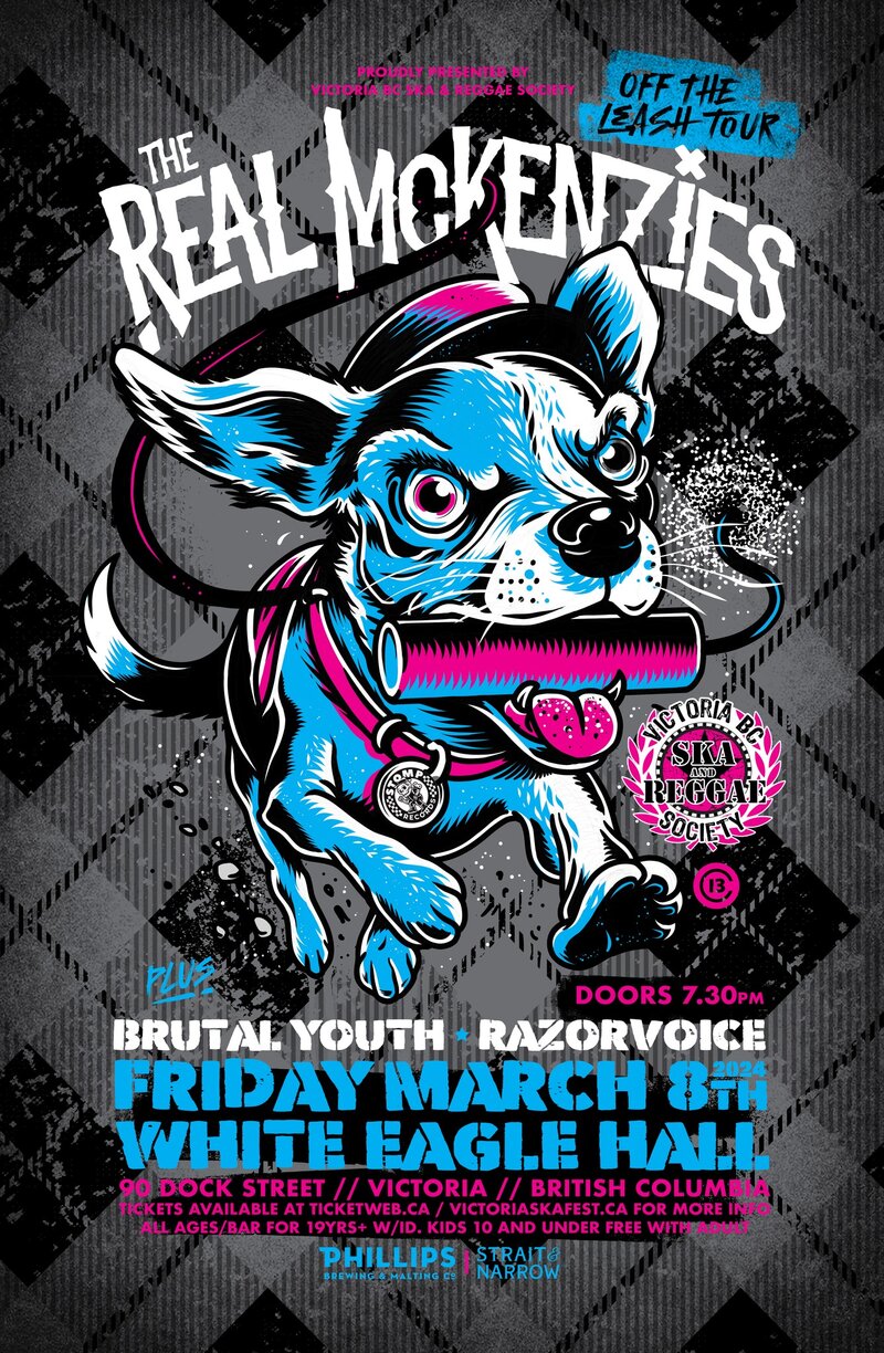 The Real McKenzies, Brutal Youth & Razorvoice - Apr 30th @ White Eagle Polish Hall