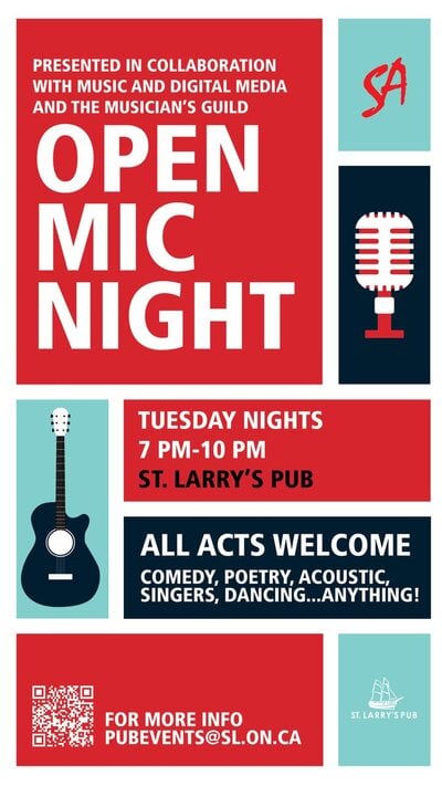 Open Mic Night - May 6th @ St. Larry's Pub