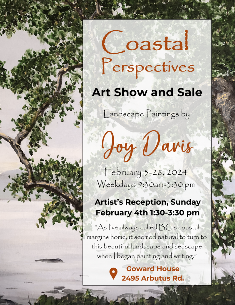 Coastal Perspectives by Joy Davis @ Goward House Society - Feb 05, 2024