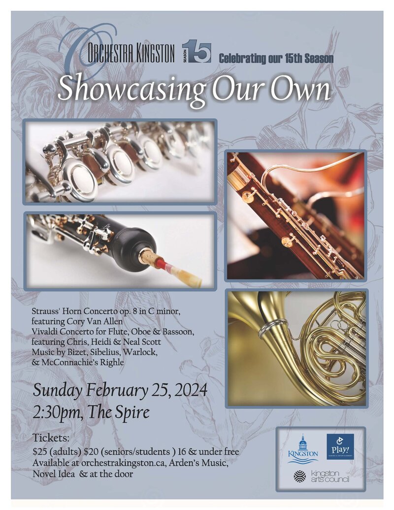 Orchestra Kingston presents: "Showcasing Our Own" - May 1st @ The Spire