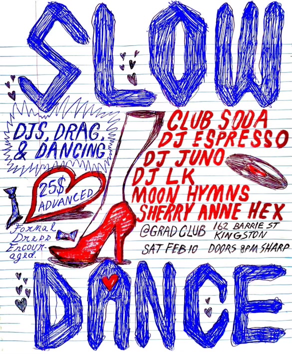 Slow Dance 2024: DJ LK, Moon Hymns, DJ Espresso, Club Soda,  DJ Juno, Sherry Anne Hex @ The Grad Club Feb 10 2024 - May 6th @ The Grad Club