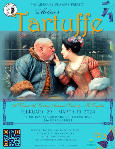 Tartuffe - Jun 3rd @ Duncan United Church