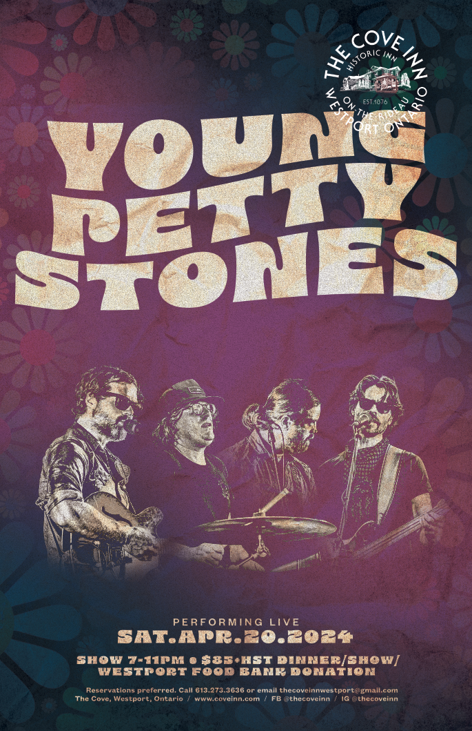 Young Petty Stones @ The Cove Inn Apr 20 2024 - May 6th @ The Cove Inn
