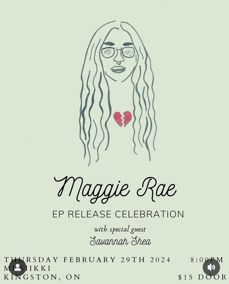 Maggie Rae, Savannah Shea @ Musiikki Caf&eacute; & Whiskey Bar Feb 29 2024 - Jun 16th @ Musiikki Caf&eacute; & Whiskey Bar