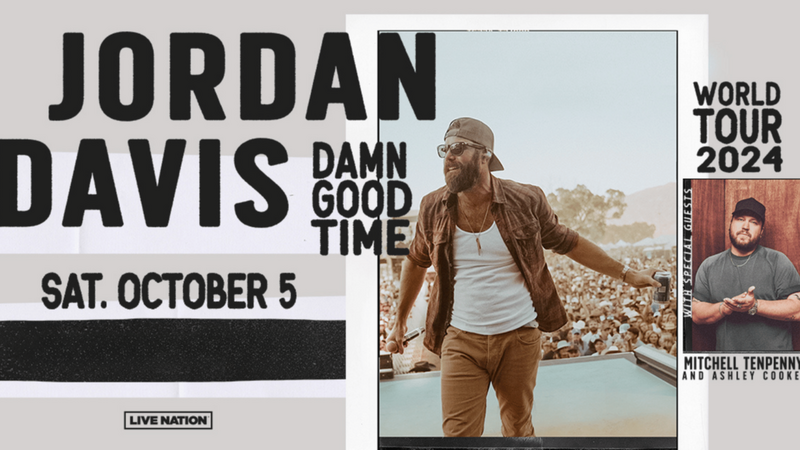 Jordan Davis @ Slush Puppie Place Oct 5 2024 - May 19th @ Slush Puppie Place