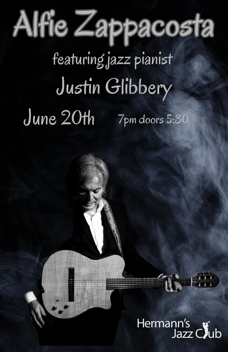 Alfie Zappacosta - May 6th @ Hermann's Jazz Club