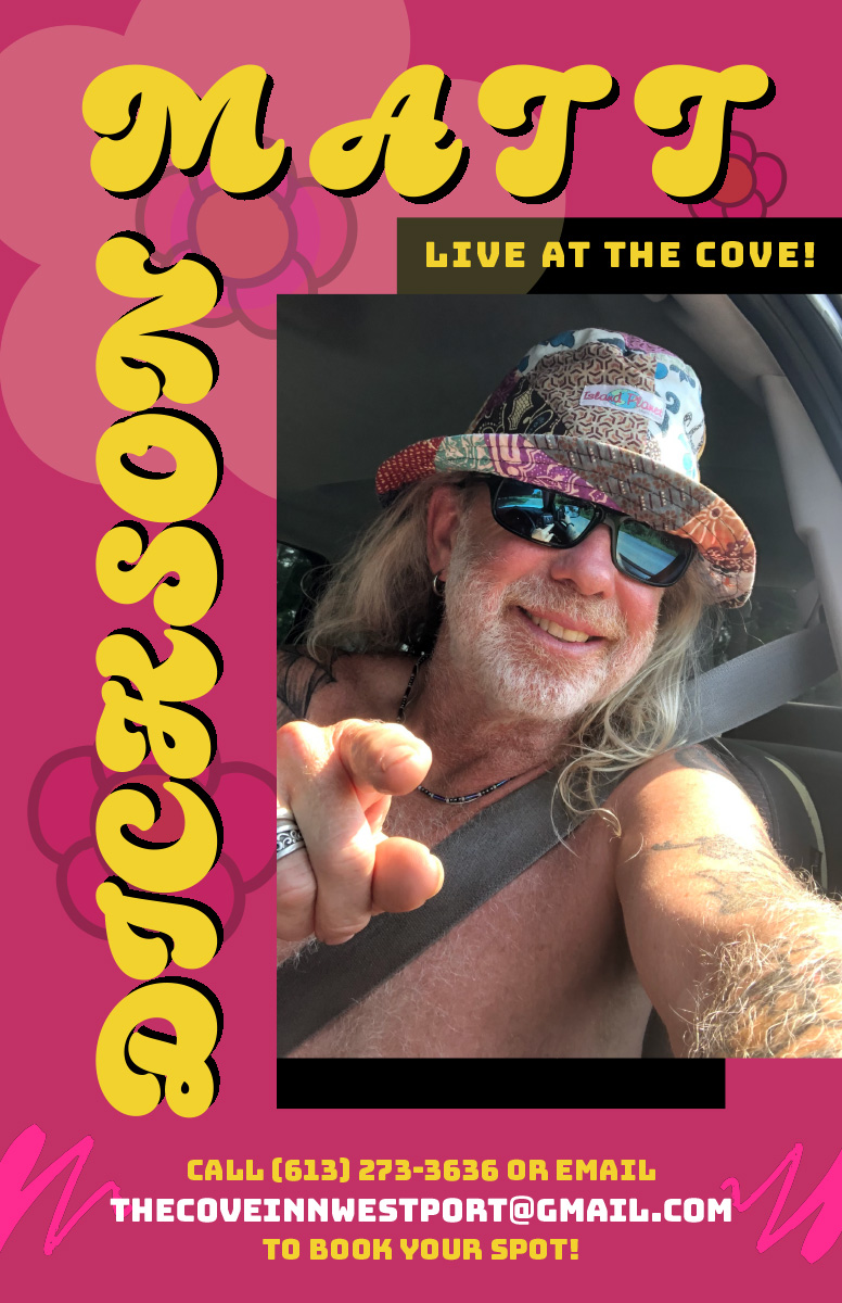 Matt Dickson @ The Cove Inn Mar 1 2024 - May 11th @ The Cove Inn